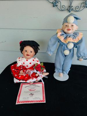 PORCELAIN DOLLS JASON AND ROSA