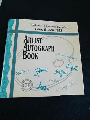 ENERGIZER BUNNY AND ARTIST AUTOGRAPH BOOK