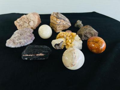 FOOLS GOLD, POLISHED EGGS AND OTHER STONES