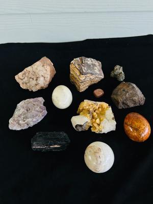 FOOLS GOLD, POLISHED EGGS AND OTHER STONES