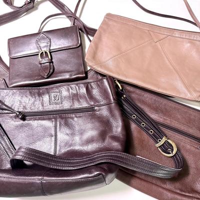 LOT 67L: Brown Purses: Stone Mountain, Samantha Scott & More