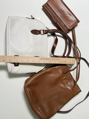 LOT 68L: Liz Claiborne Purse, Nine West Bag & Leather Rolfs Wallet