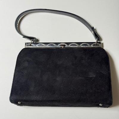 LOT 72L: Two Elegant Structured Black Evening Bags