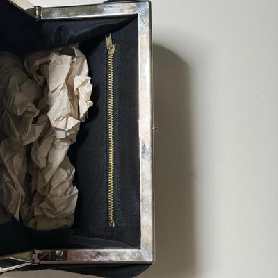 LOT 72L: Two Elegant Structured Black Evening Bags