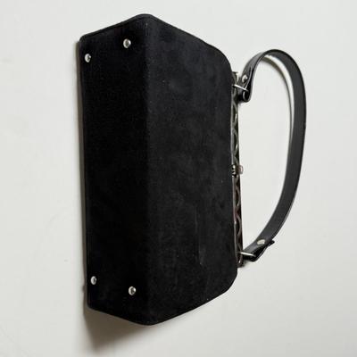 LOT 72L: Two Elegant Structured Black Evening Bags