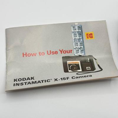 LOT 75D: Vintage Kodak Instamatic Film Cameras: 300, X-15F & Pocket 30 w/ Strobe A Electronic Flash