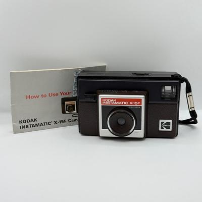 LOT 75D: Vintage Kodak Instamatic Film Cameras: 300, X-15F & Pocket 30 w/ Strobe A Electronic Flash
