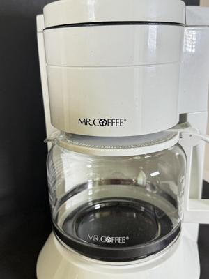 LOT 79K: Corning Stove Top Coffee Pot, Mr. Coffee Coffee Maker & Iced Tea Pot