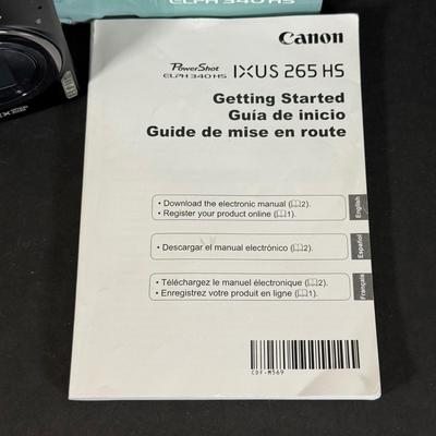 LOT 125D: Canon PowerShot ELPH340HS Digital Camera w/ Box