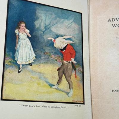 LOT 129K: 1901 Alice’s Adventures in Wonderland, Uncle Wiggly’s Travels, Children’s Dickens & More