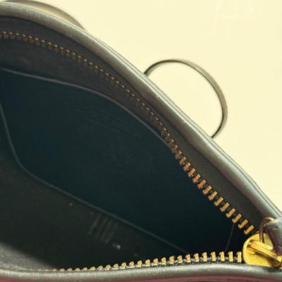 LOT 130K: Vintage Black Leather Coach Purse