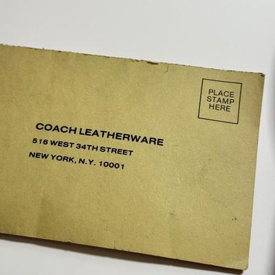 LOT 131K: Vintage Coach Leather Hand Bag