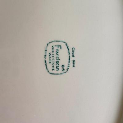 LOT 132K: Franciscan White Stone Wear Dishes