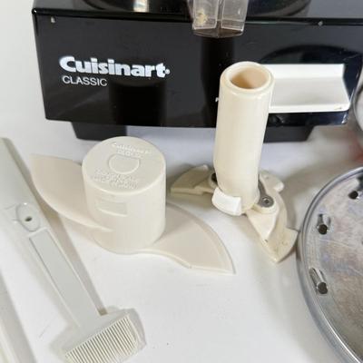 LOT 140K: Cuisinart Classic Food Processor w/ Accessories