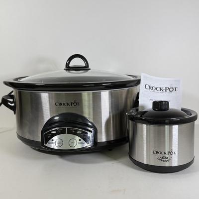 LOT 181K: Crock Pot Slow Cooker & “Little Dipper” Warmer