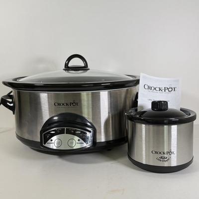 LOT 181K: Crock Pot Slow Cooker & “Little Dipper” Warmer