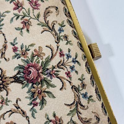 LOT 184L: Vintage Western Germany Tapestry Clutch & Velcro Belt