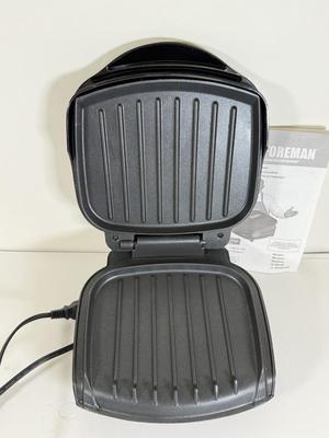 LOT 185K: George Foreman Grill GR10B & Toastmaster Waffle Maker 287
