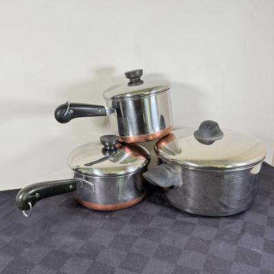 LOT 188K: Four Kitchen Pots