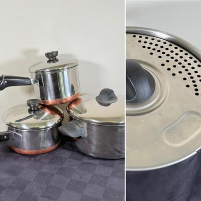 LOT 188K: Four Kitchen Pots