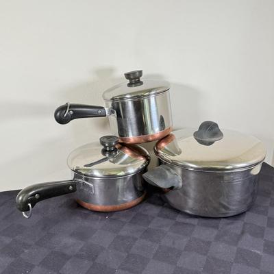 LOT 188K: Four Kitchen Pots