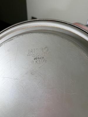 LOT 190K: Baking Collection: Durand Nesting Glass Mixing Bowls, Cookie Sheets & More