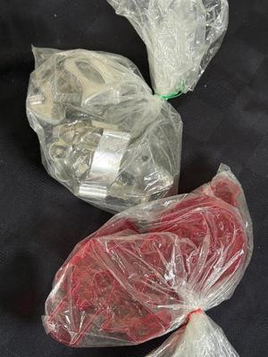 LOT 190K: Baking Collection: Durand Nesting Glass Mixing Bowls, Cookie Sheets & More
