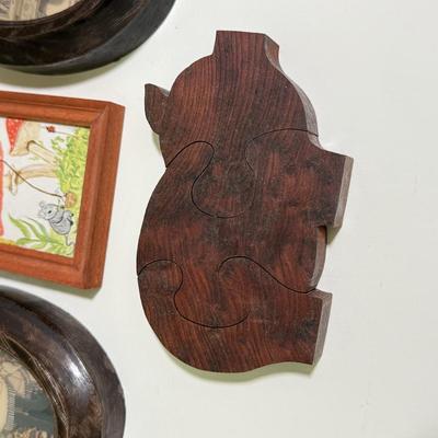 LOT 192K: Cute Cottage Core Wood Decor