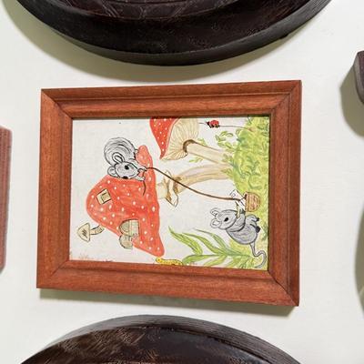 LOT 192K: Cute Cottage Core Wood Decor