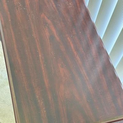 LOT 195P: Wooden TV Tray Table Set