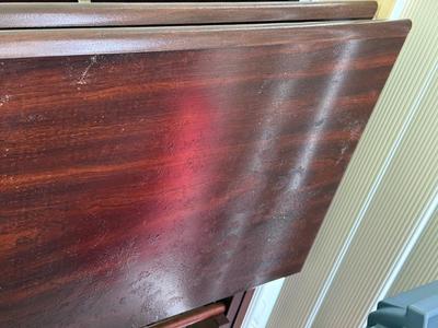 LOT 195P: Wooden TV Tray Table Set