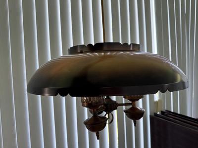 LOT 196P: Vintage Chandelier Hanging Lamp