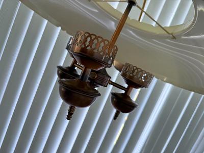 LOT 196P: Vintage Chandelier Hanging Lamp