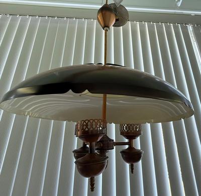 LOT 196P: Vintage Chandelier Hanging Lamp