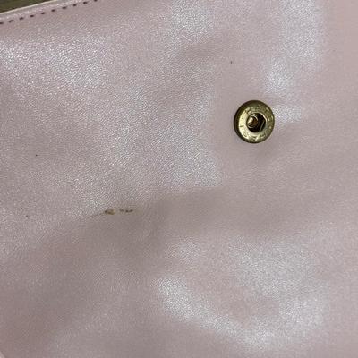 LOT 198L: Pretty in Pink: Susan Reade Purse, Vintage Cashmere Sweater & Shoes