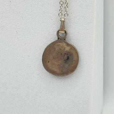 LOT 212J: 925 Sterling Silver Jewelry (11.38gtw) featuring Sterling Floating Opal Tulip Cap Pendant Necklace