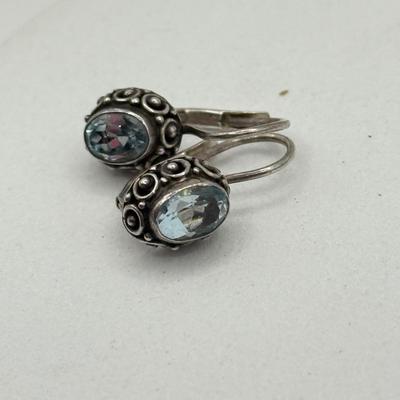 LOT 212J: 925 Sterling Silver Jewelry (11.38gtw) featuring Sterling Floating Opal Tulip Cap Pendant Necklace