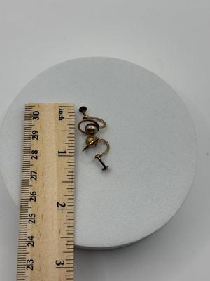 LOT 228J: Vintage Armco 10k Gold Screwback Earrings (1.78gtw)