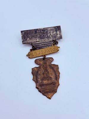 LOT 229J: Vintage Fire Delegate Badges