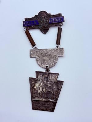 LOT 229J: Vintage Fire Delegate Badges