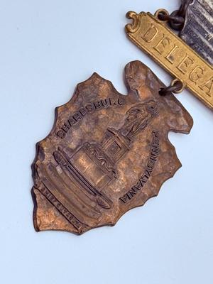 LOT 229J: Vintage Fire Delegate Badges