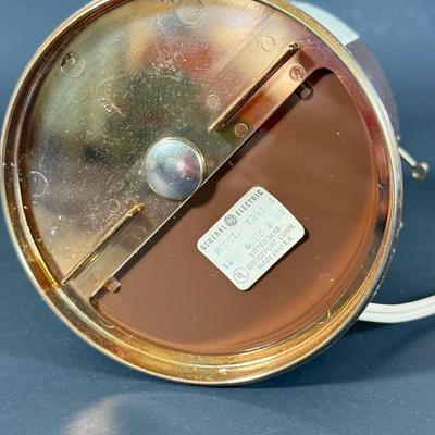 LOT 233D: Vintage Clocks: Elgin Leather Case Pocket Clock made in Western Germany & General Electric Clocks Models 7391-4 & 7309