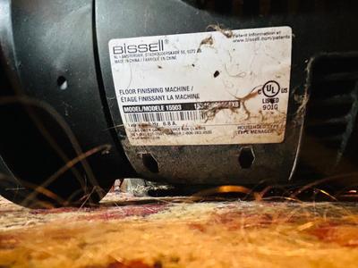 BISSEL FLOOR FINISHING MACHINE MODEL 15503