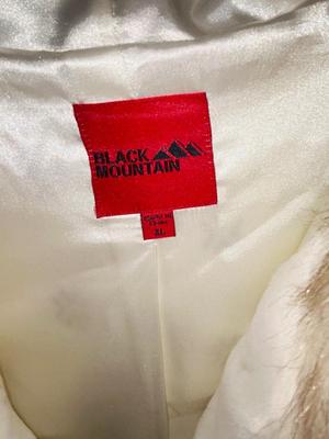 WOMENS SUPER SOFT BLACK MOUNTAIN WINTER COAT XL