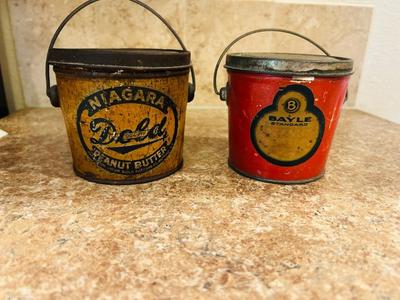 NIAGRA PEANUT BUTTER CAN AND BAYLE STANDARD CAN