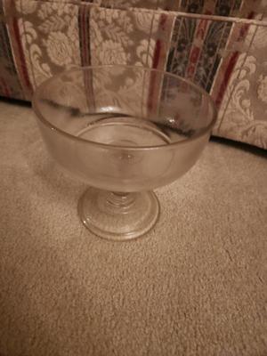 Round Glass Candy Dish