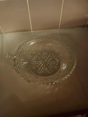 Crystal Dish w/ Handle