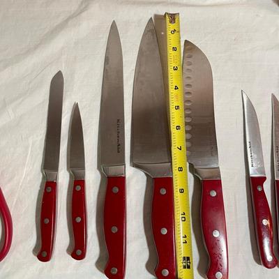 11 Piece KitchenAid Knife Block Set & Sharpener (DR-SS)