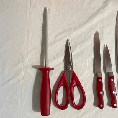 11 Piece KitchenAid Knife Block Set & Sharpener (DR-SS)