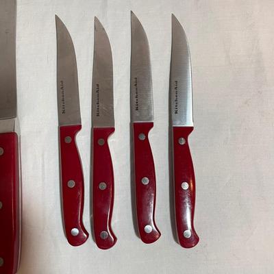 11 Piece KitchenAid Knife Block Set & Sharpener (DR-SS)